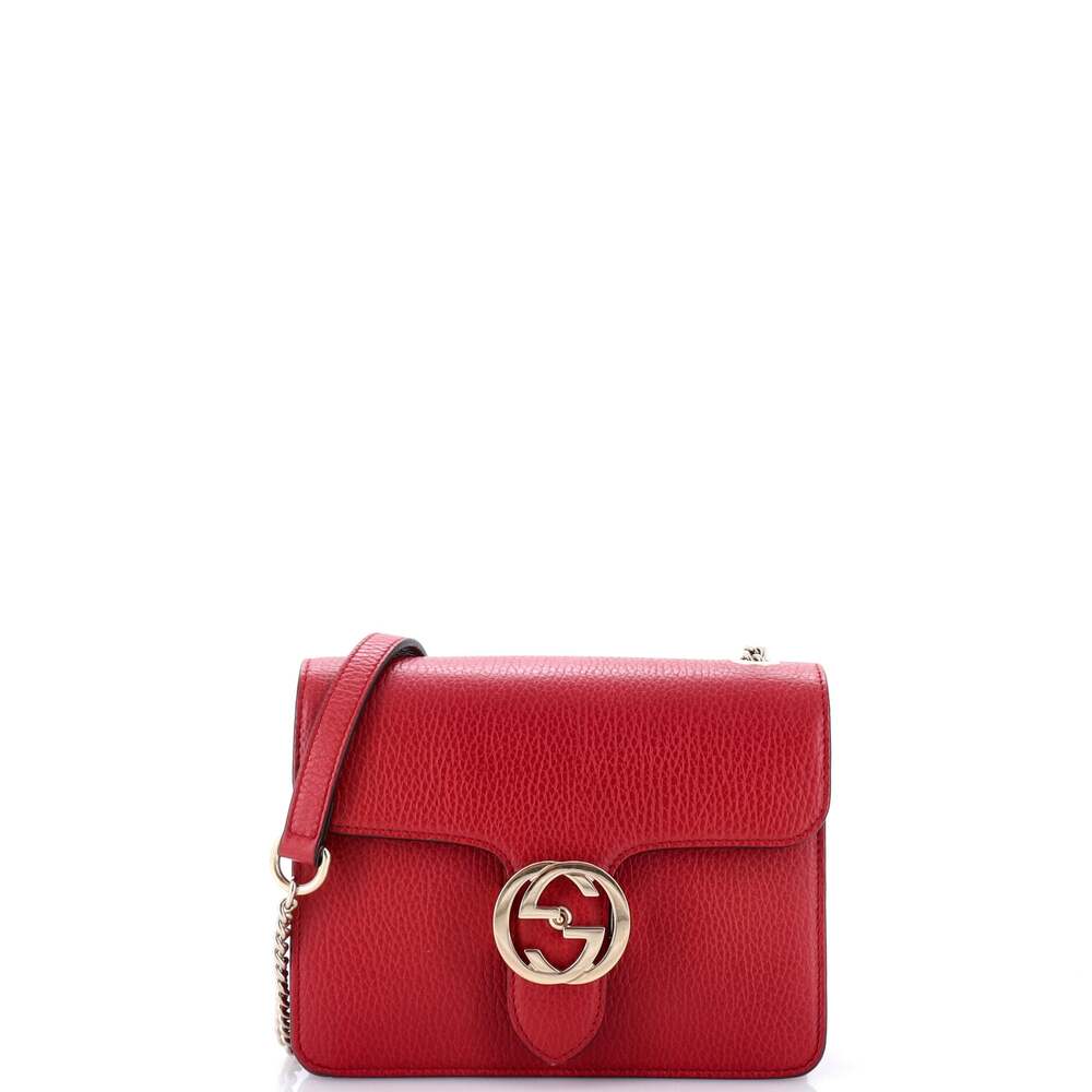 Gucci Interlocking Shoulder Bag Leather #347768G88B